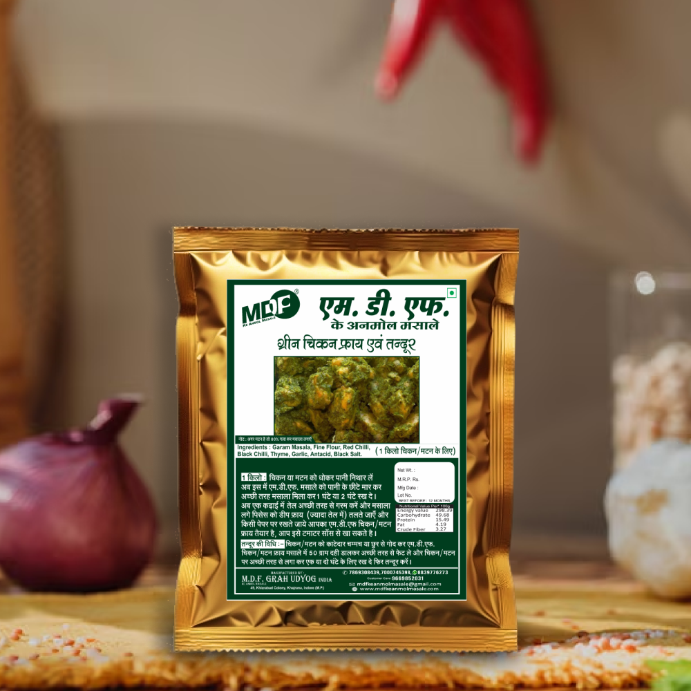 Green Chicken Fry & Tandoor Masala
